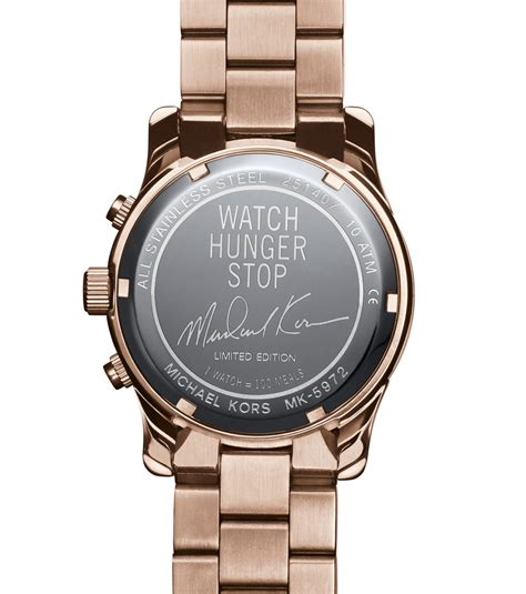 michael kors watch hunger stop ebay|hunger stop 2022 cast.